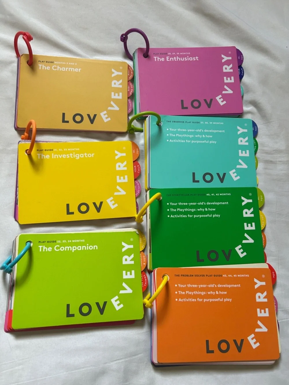 LiKe❤️for $10 off🍎 Lovevery play guide lot